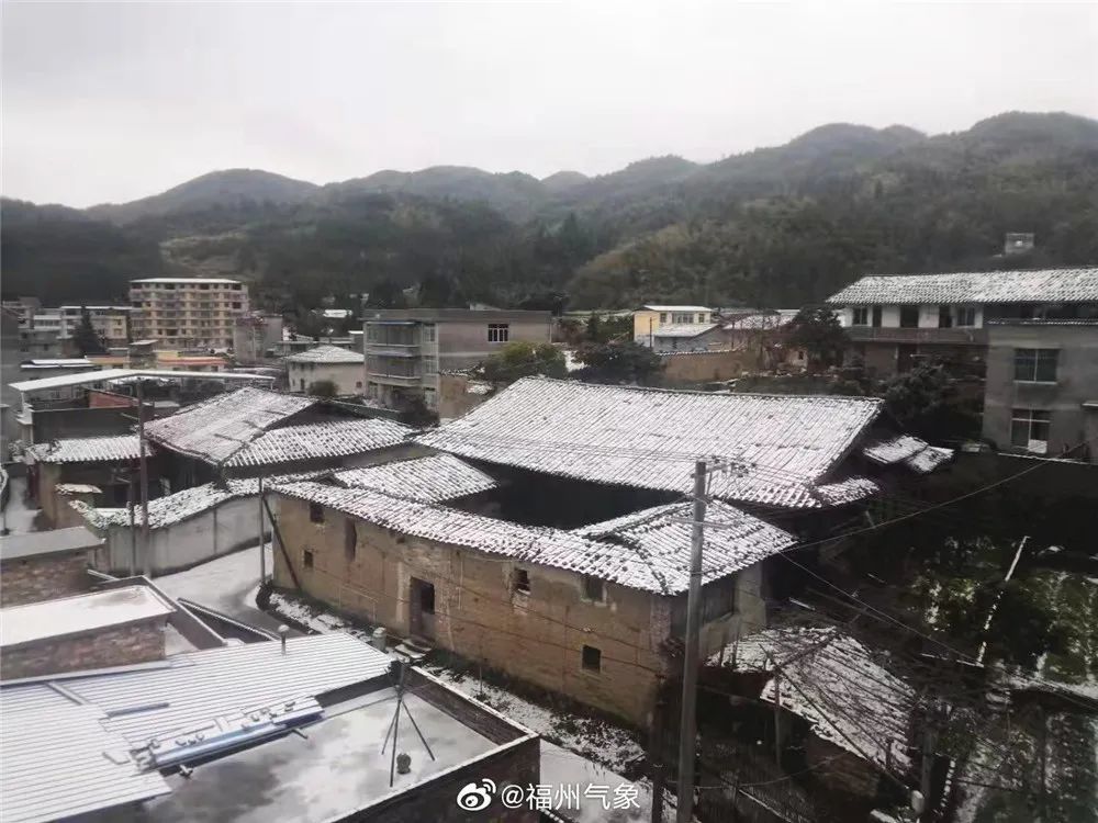 闽清下祝今晨雪景闽侯大湖乡墙坪村.林龙锦 摄闽侯大湖乡大湖村.