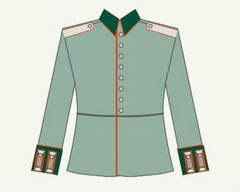 m34/m35军服(m19常服上)第一次世界大战结束后,德国军队在1919年开始