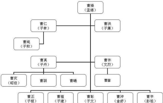 曹操曹仁曹纯曹洪曹休曹真曹爽曹彰是什么关系曹操最信任谁