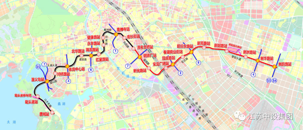 日前,江苏中设集团公布了中标无锡地铁5号线工程景观设计项目的消息!