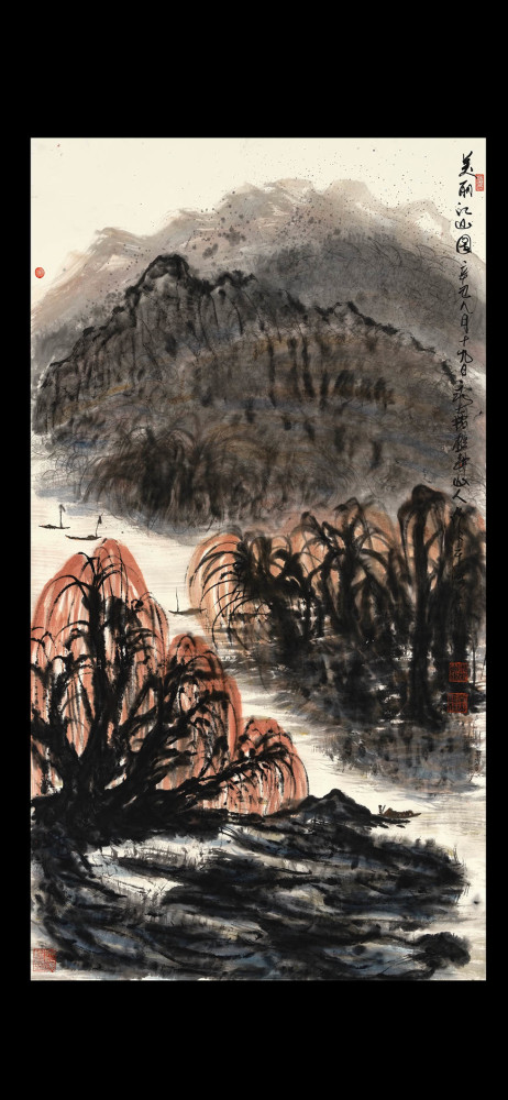 中国当代实力派国画家朱祖国经典作品系列欣赏