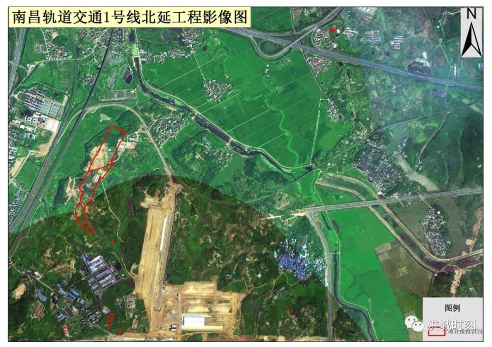 217467亩这里公布要征迁为南昌地铁1号线北延工程用地