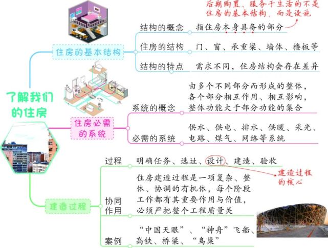 教科版科学六年级下册第一单元思维导图每课都有