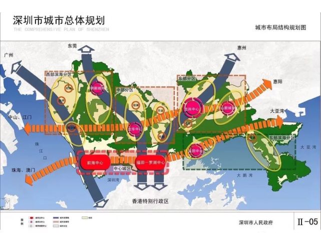 2022深圳市各区规划图精简版