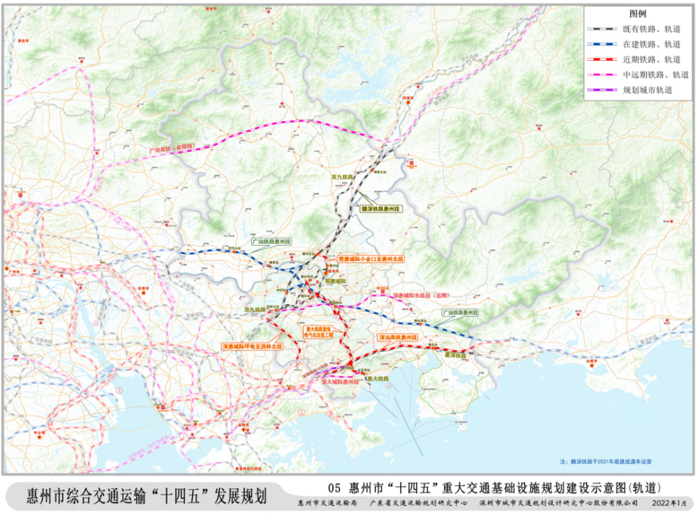 惠大铁路复线电气化改造工程预计2024年开工,2027年完工.