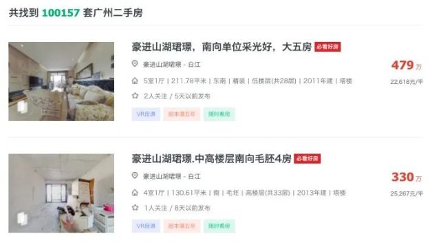 太猛了！二手房挂牌破10万套！广州抛盘客疯涨！_腾讯新闻