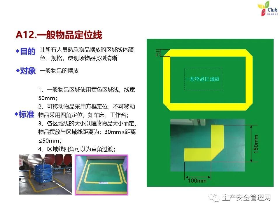 ppt车间现场6s画线标准