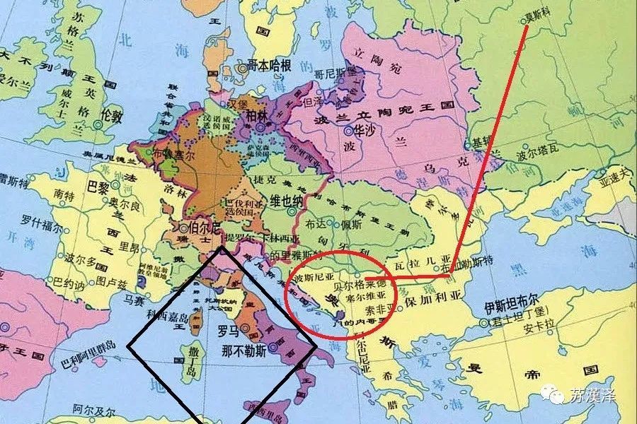 因为黑海向西走运河加铁路的话,可以很快地就能经前南斯拉夫地区进入