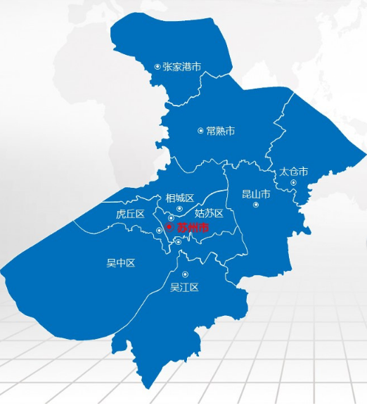行政区域划分苏州市各地区人口构成:苏州市常住人口1275万人,与"六普"