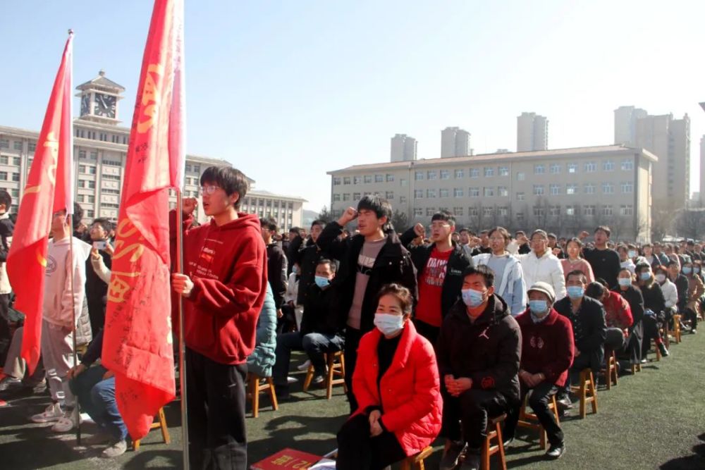 灵台一中举行2022年高考百日冲刺誓师大会