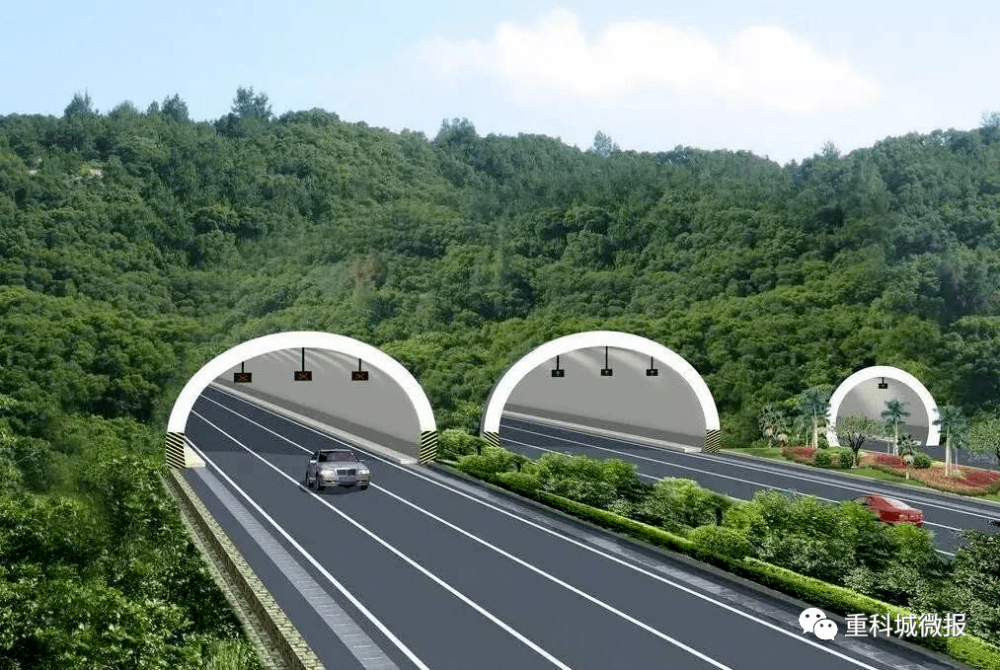璧山这条隧道离开工近了还有这些隧道