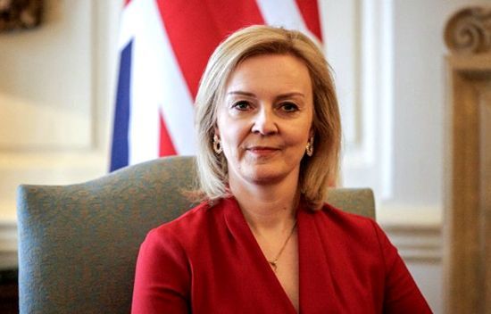 英国外交大臣特拉斯(liz truss.