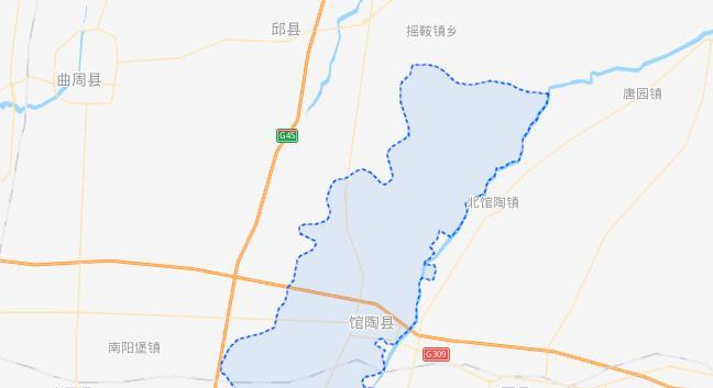 馆陶县河北山东调整区划时最委屈的一个县面积减少了一半