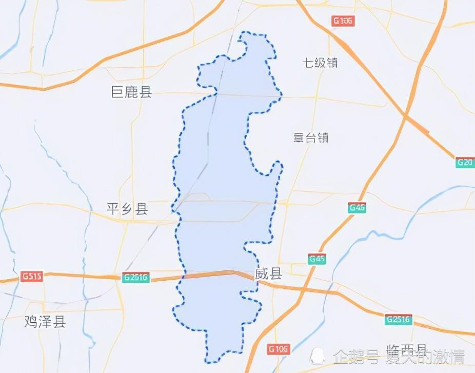 1945年时河北省平乡县为什么选择将县城北迁