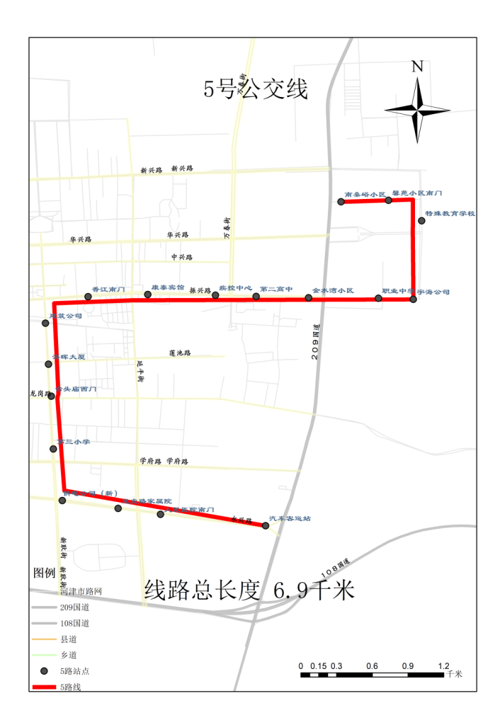 河津市免费公交线路图远期规划有铝厂内循环线敬请期待