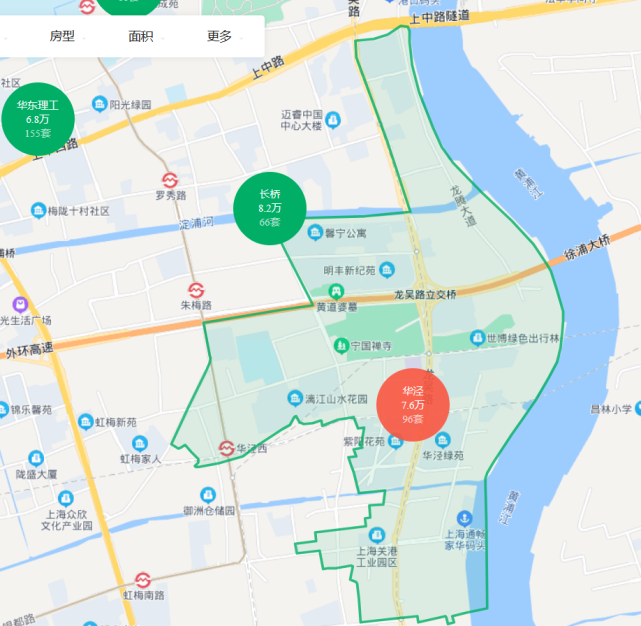 袋鼠避坑|徐汇华泾,正在填坑|徐汇区|华泾镇|袋鼠|龙吴路|上海|板块