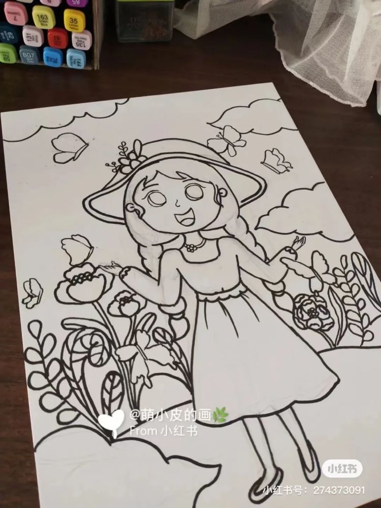 三月踏青风拂雨阳春三月好时节巧手画出美丽的春天绝美儿童画创意