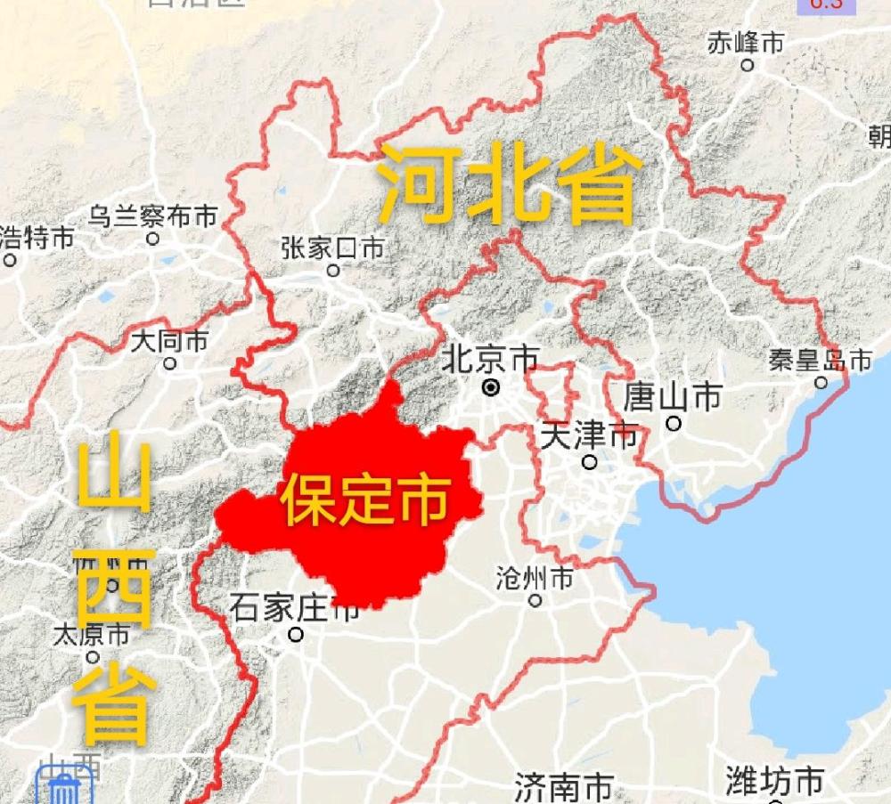 从地理位置上看,现在的保定也是河北省距离北京,天津最近的城市.