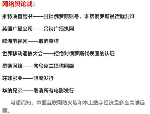 俄乌战争请记住这些制裁清单