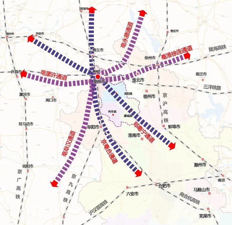 亳州市米字型交通网呼之欲出