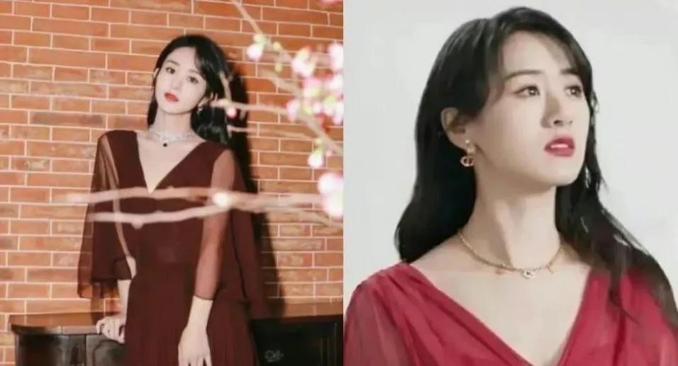 虽然袁冰妍有时候和赵丽颖撞衫,但是也有袁冰妍先穿,后赵丽颖也穿的