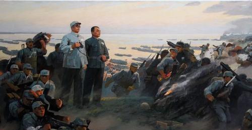 刘邓大军在汛期强渡黄河1947年6月,黄河再次进入伏汛期,鲁西南一带的