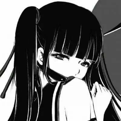 暗黑动漫男女混头伤感暗黑系动漫女生黑白头像冷淡风头像 | 男女混