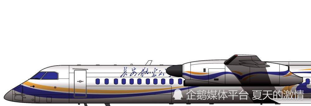 本厂长绘制的长安航空b-3567号冲锋8q400支线客机细节3本厂长绘制的