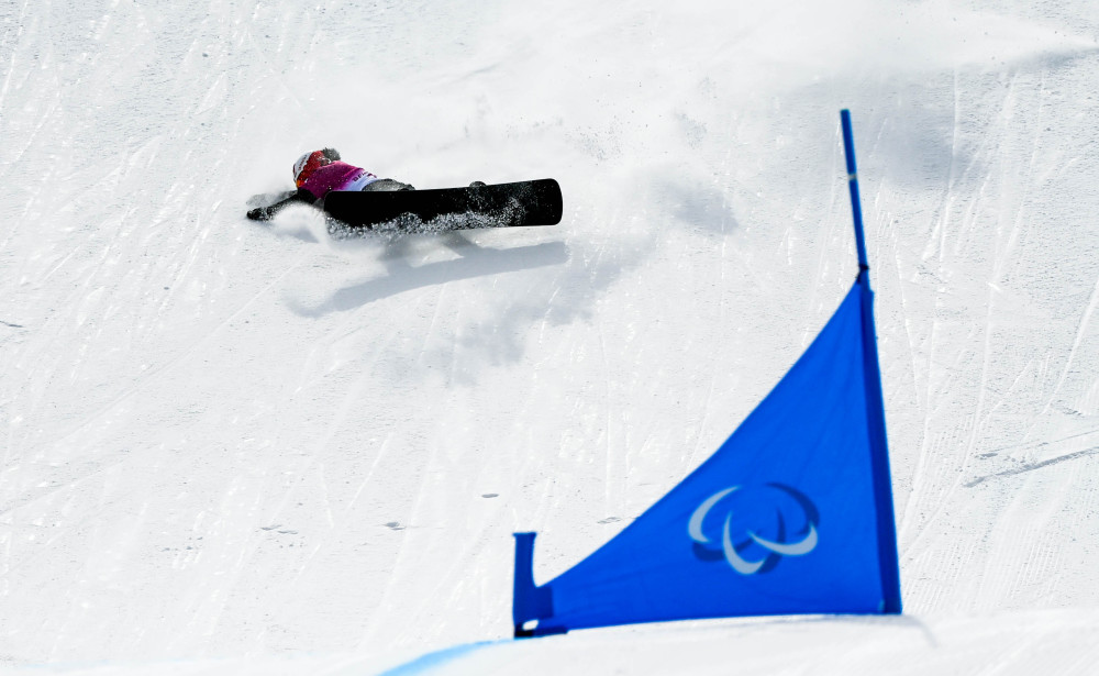 北京冬残奥会残奥单板滑雪障碍追逐资格赛