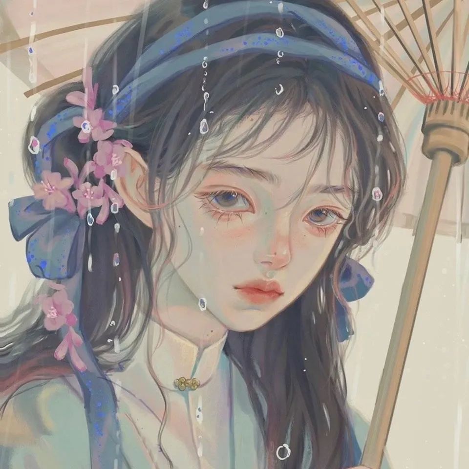 神仙古风女头丨你一句春不晚我便到了真江南