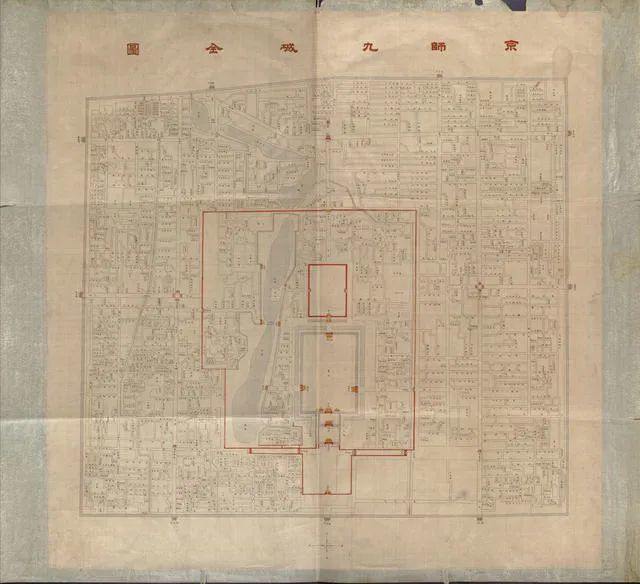 北京城300年来旧地图