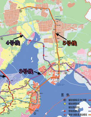 厦门地铁规划曝光新增t36711号线还有r3线