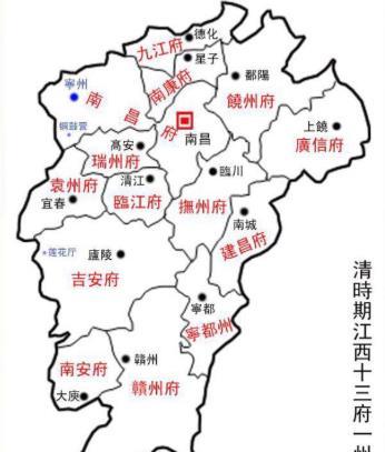 1935年的江西城市格局昌九已经成型赣州不如宁都