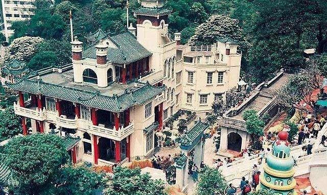 图:虎豹别墅而当时温莎大厦建成时,财团为了引财,请来高人"摆阵,将