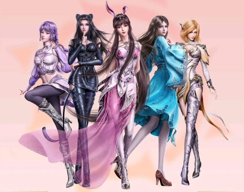 斗罗女神节壁纸来袭小舞背手挺胸身材有亮点比竹清汹涌很多