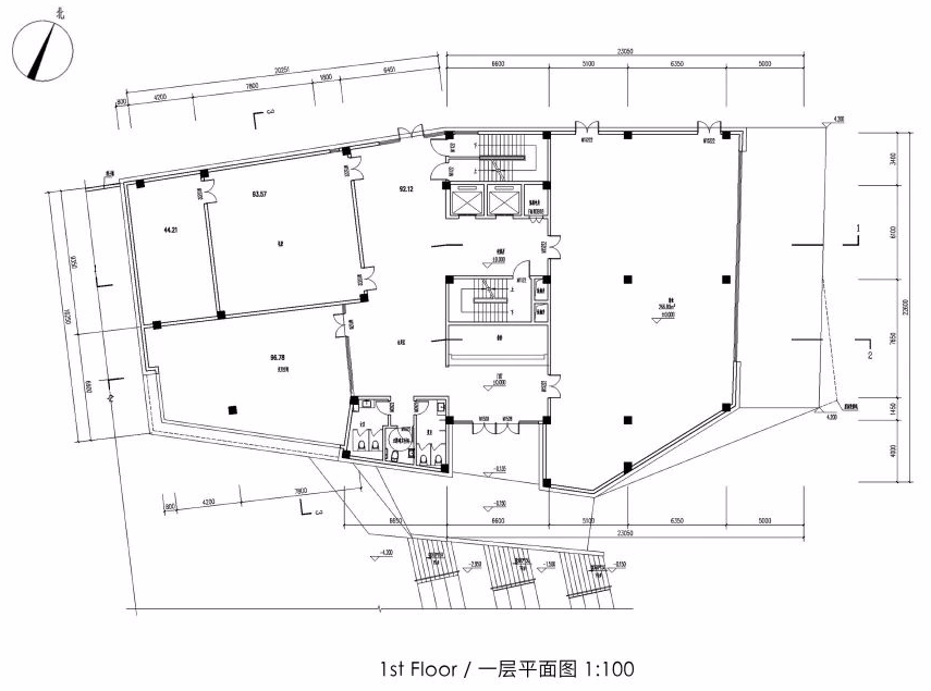 小型公共建筑设计湖北武汉花山白石美术馆案例