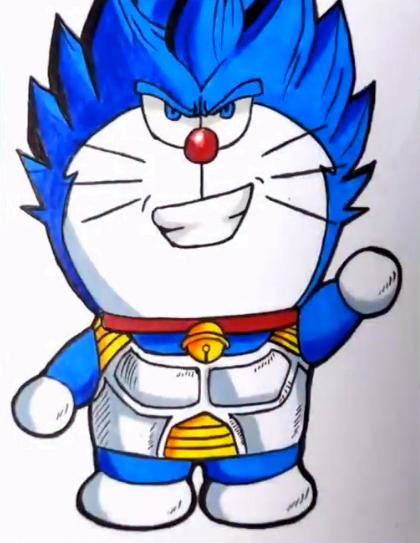 大神用不同漫画风格重绘哆啦a梦火影版冷酷帅气jojo版辣眼睛