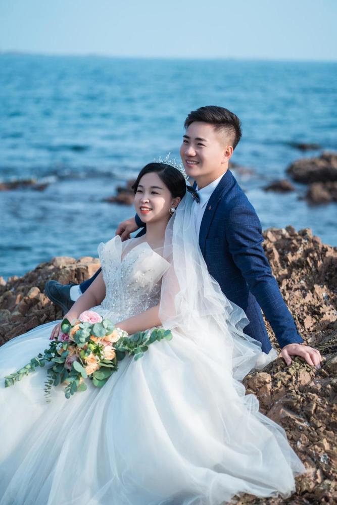 婚纱照黄岛_黄岛金沙滩