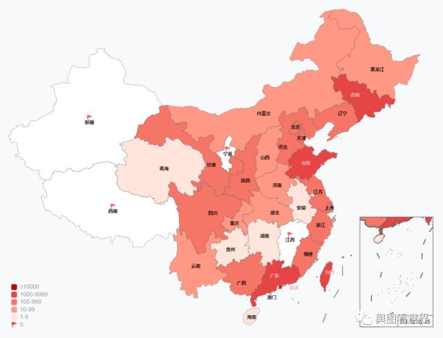 最新疫情地图—疫情波及大陆27个省级行政区,三省现有确诊病例超过