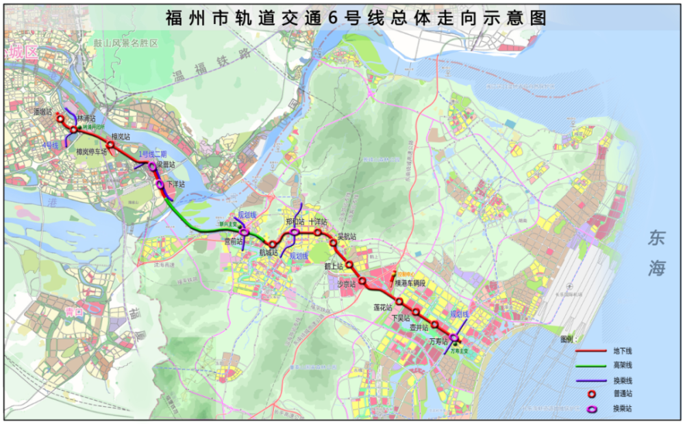 内含详细信息至2050年福州将拥有20条地铁线路