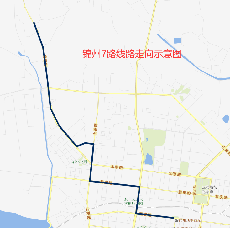 设置站点:格林小镇,胜利村,锦朝街松坡路,王屯,油库,蓬莱里,锦州银行