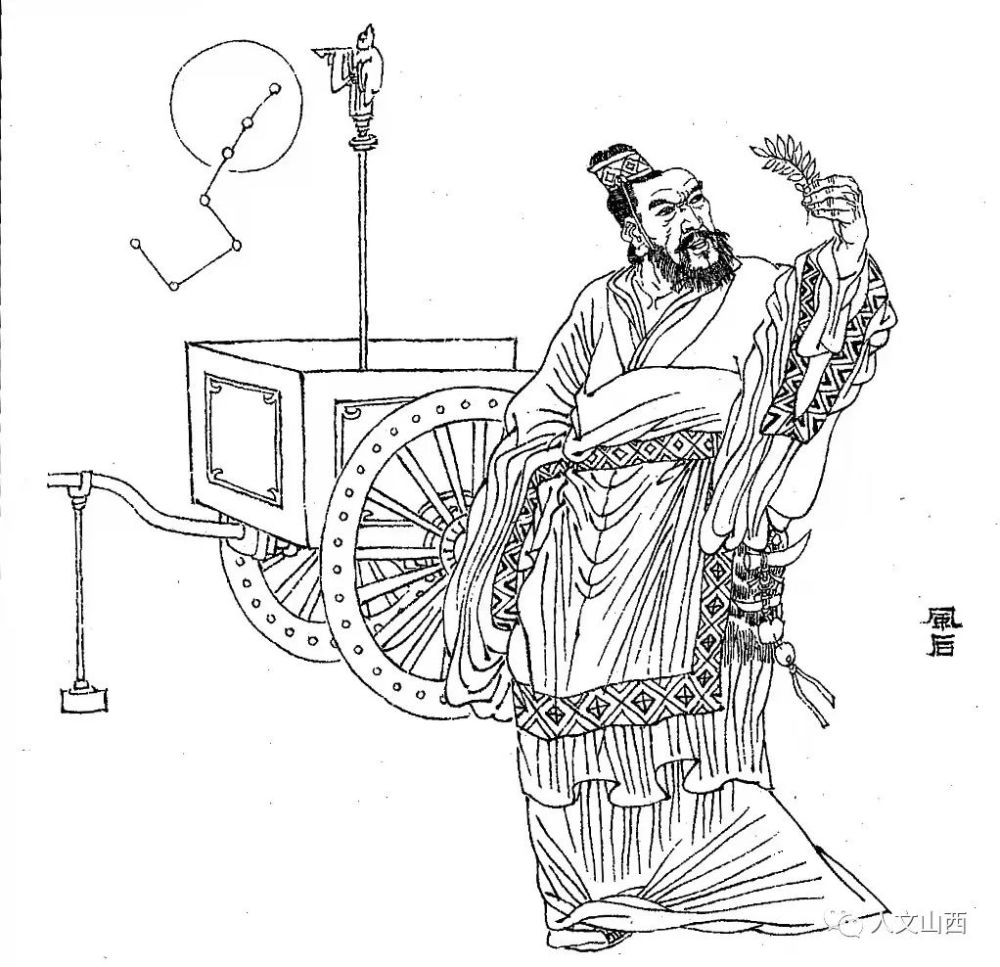 三晋一百名人图发明指南车的风后是什么人