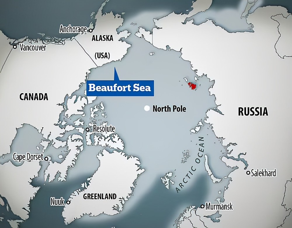 beaufort sea(波弗特海)位于美国阿拉斯加以及加拿大北部和北极之间