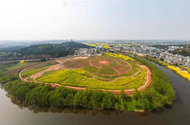 潼南陈抟故里又有新玩法,不仅可以赏花,还能体验农耕与非遗文化