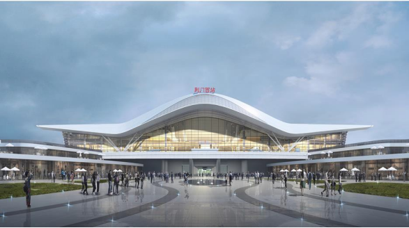 荆门西站效果图▲钟祥南站效果图▲当阳西站效果图