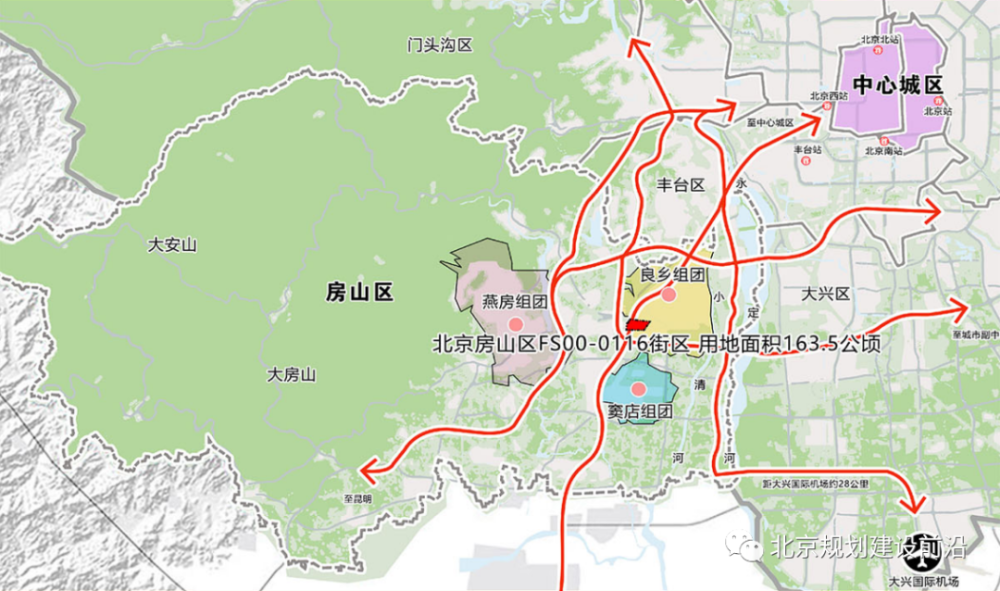 房山区良乡组团西南角fs000116街区控制性详细规划2021年2035年