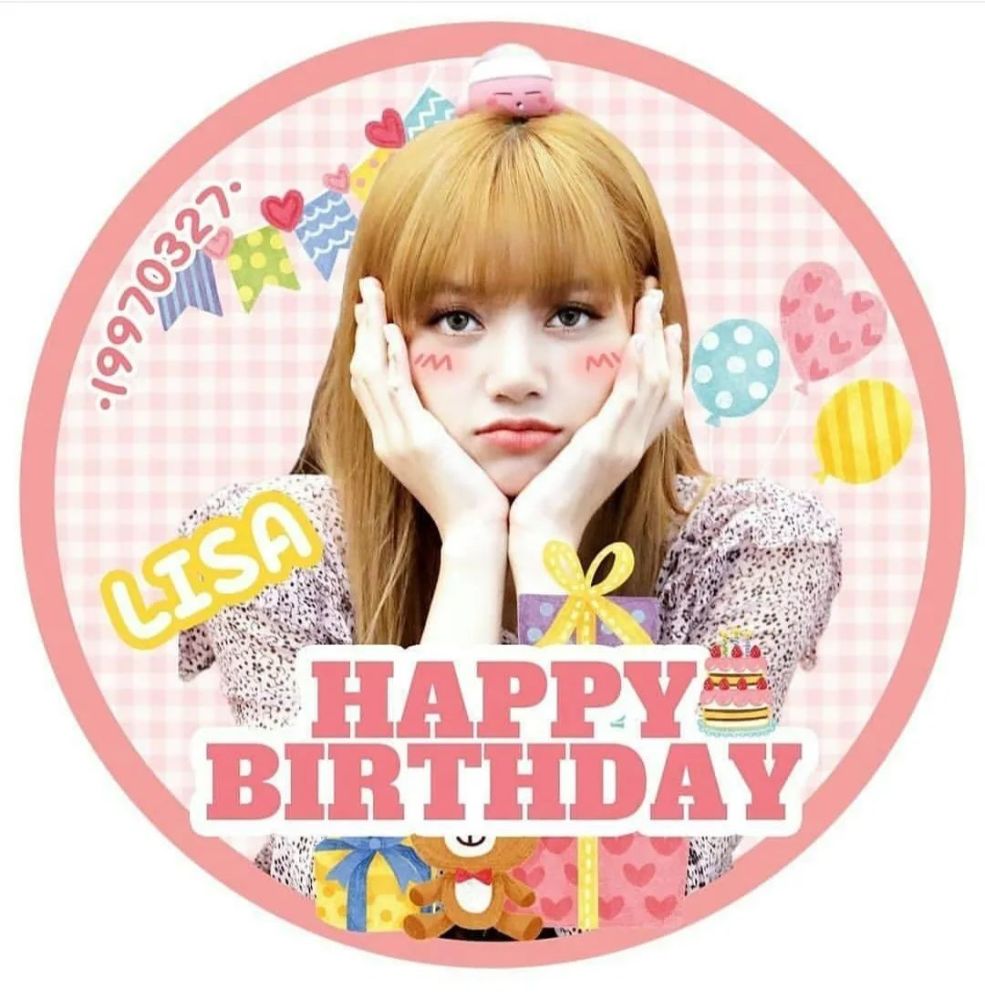 blackpink丨lisa生日应援头像220319