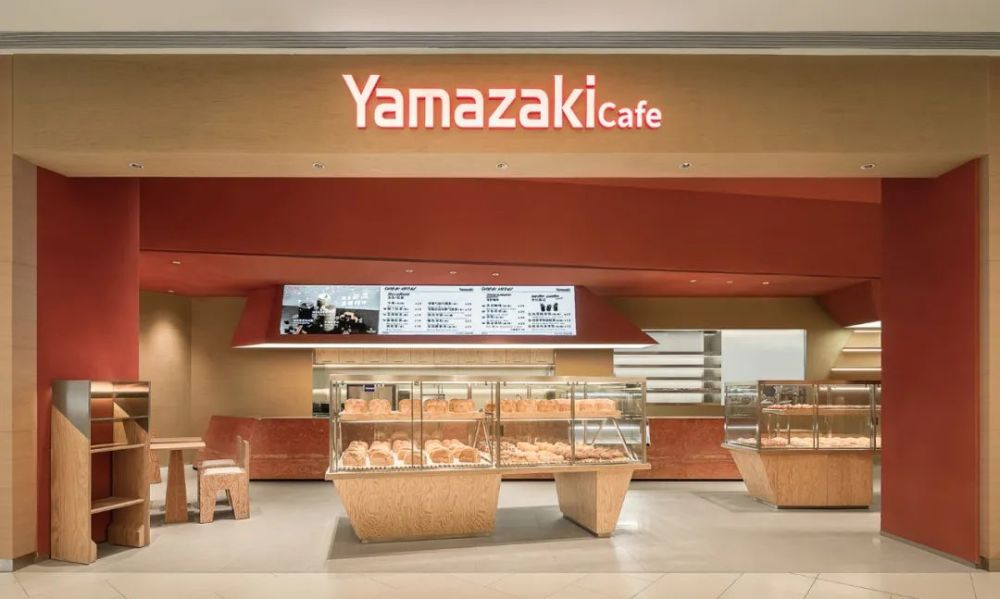 日本知名面包品牌yamazaki山崎面包久光中心店设计