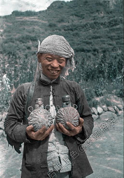 20张罕见的敌后游击队老照片自制地雷五花八门立下奇功
