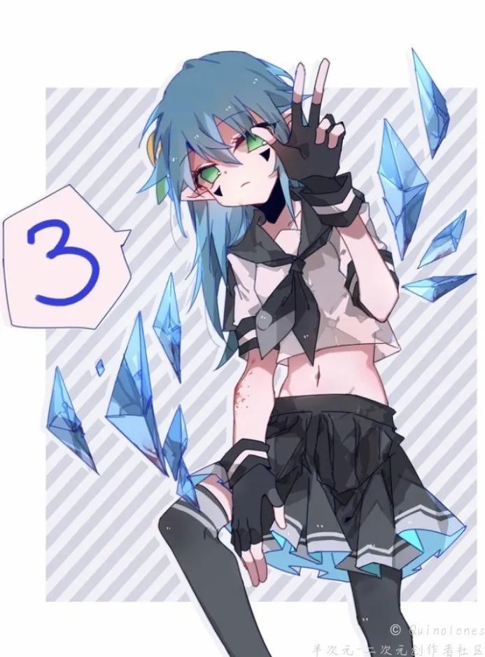 安莉洁同人壁纸精选柠檬jk少女凹凸世界
